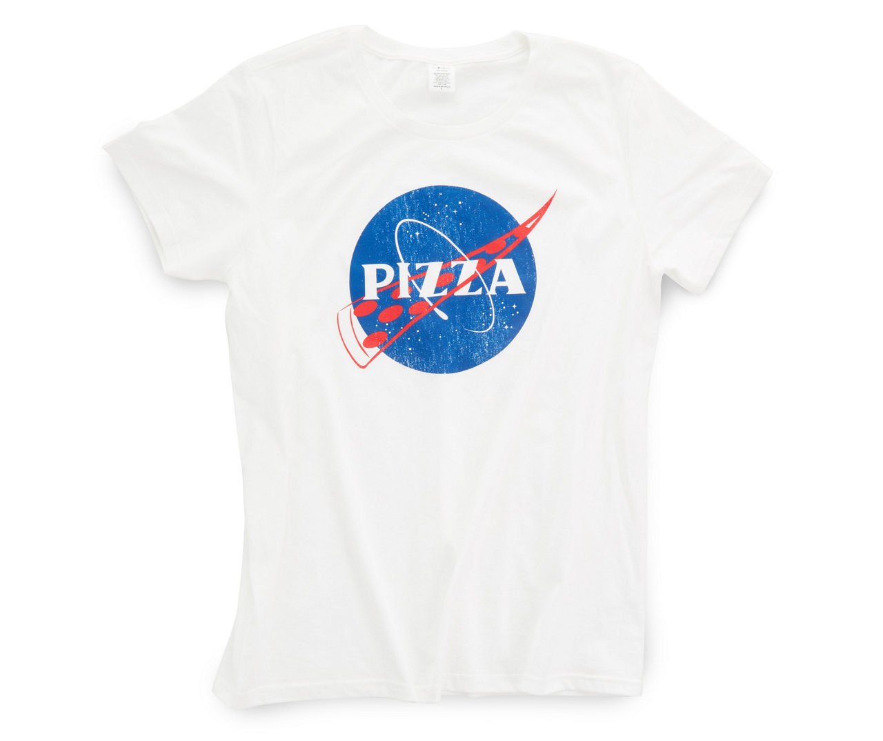 Men's Space Pizza Graphic Tee, Size L