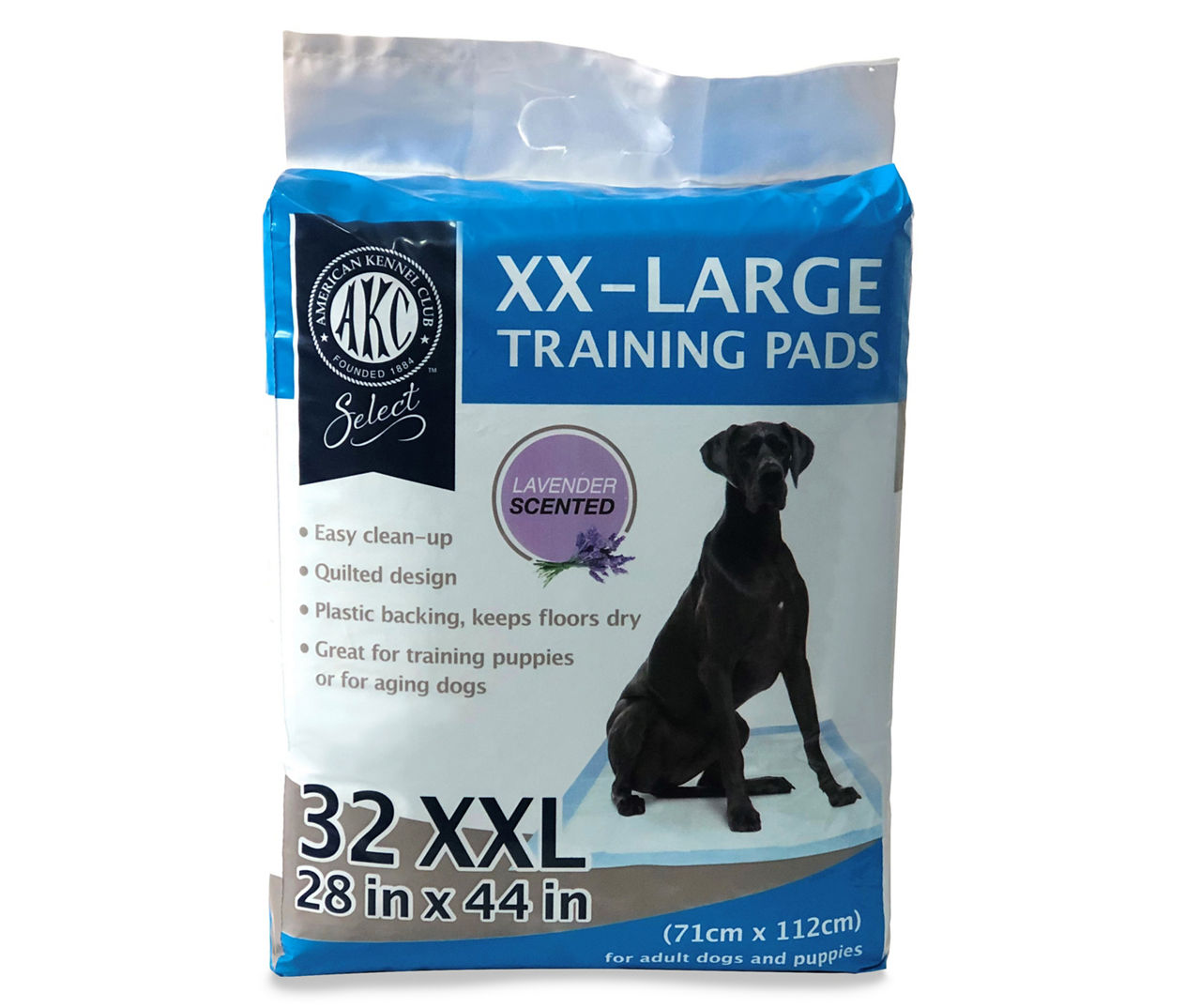 AKC XXL Lavender Scented Puppy Training Pads 32 Pack Big Lots