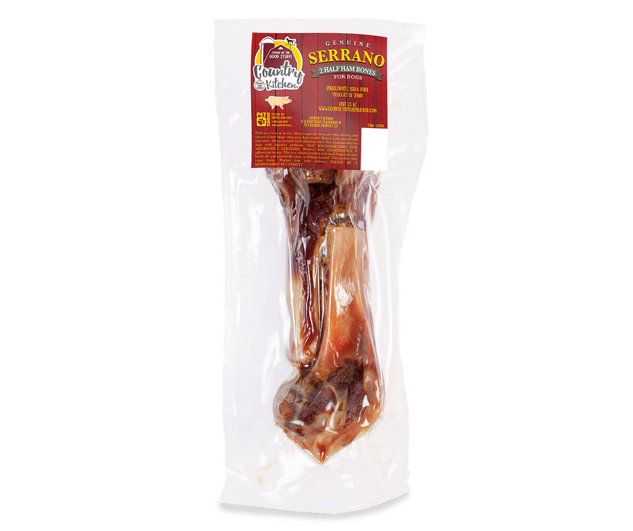 Country kitchen serrano 2025 ham bone dog treat