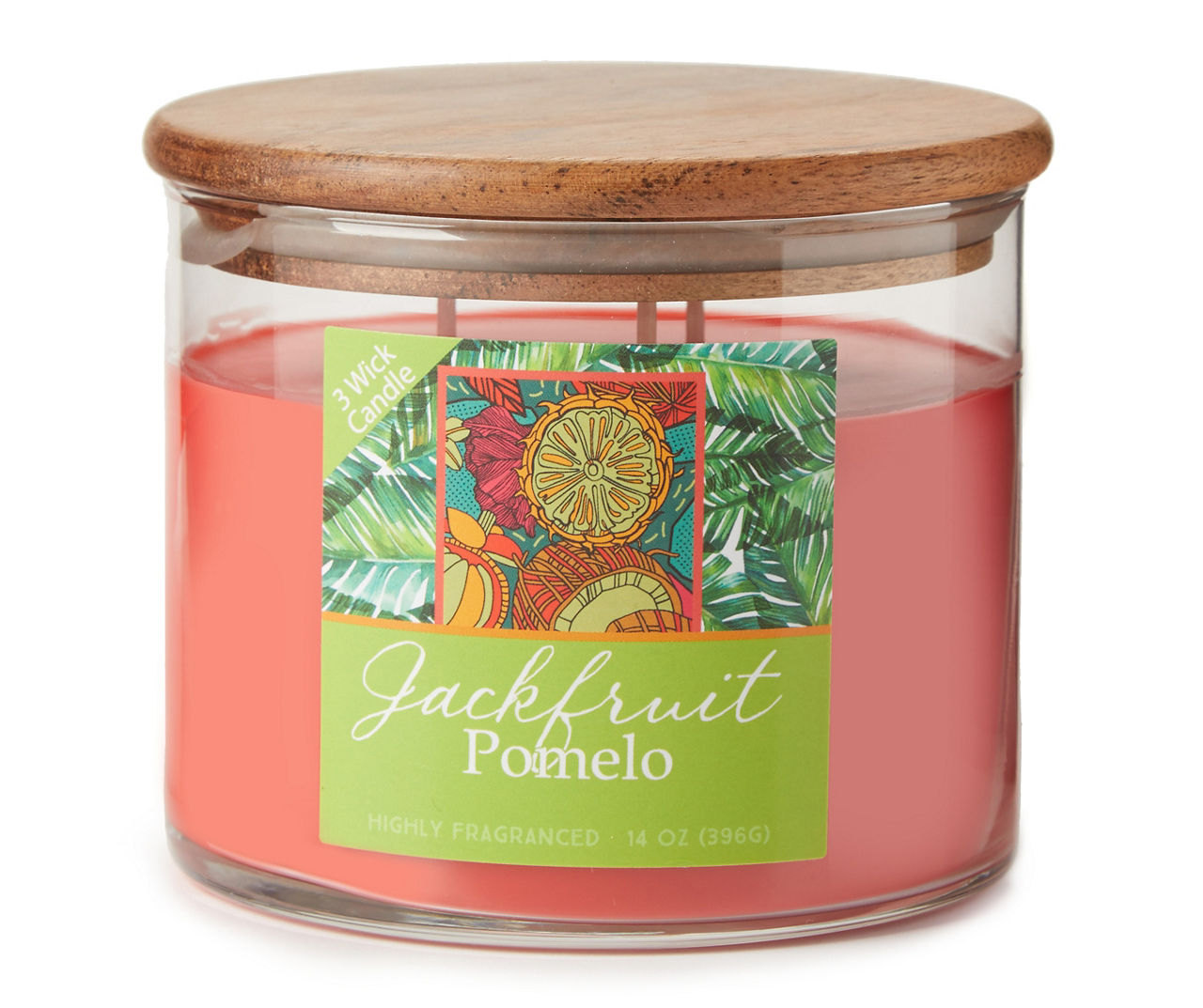 Jackfruit Pomelo 3-Wick Jar Candle, 14 Oz.