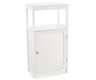 Just Home White Wood Storage Cabinet - Big Lots