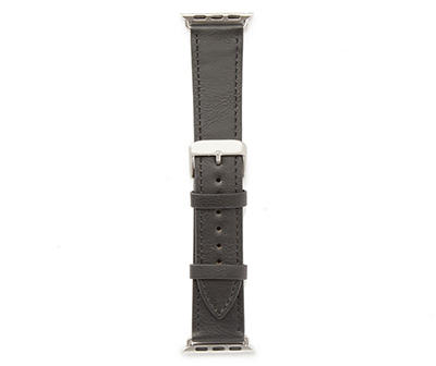Black Vegan Leather Apple Watch Band, 38-40mm
