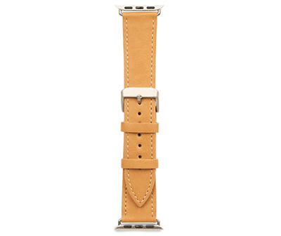 Tan Vegan Leather Apple Watch Band, 38-40mm