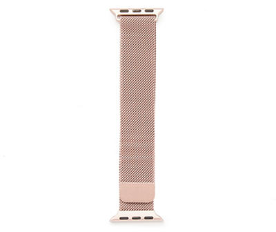 Rose Gold Mesh Apple Watch Band, 38-40mm