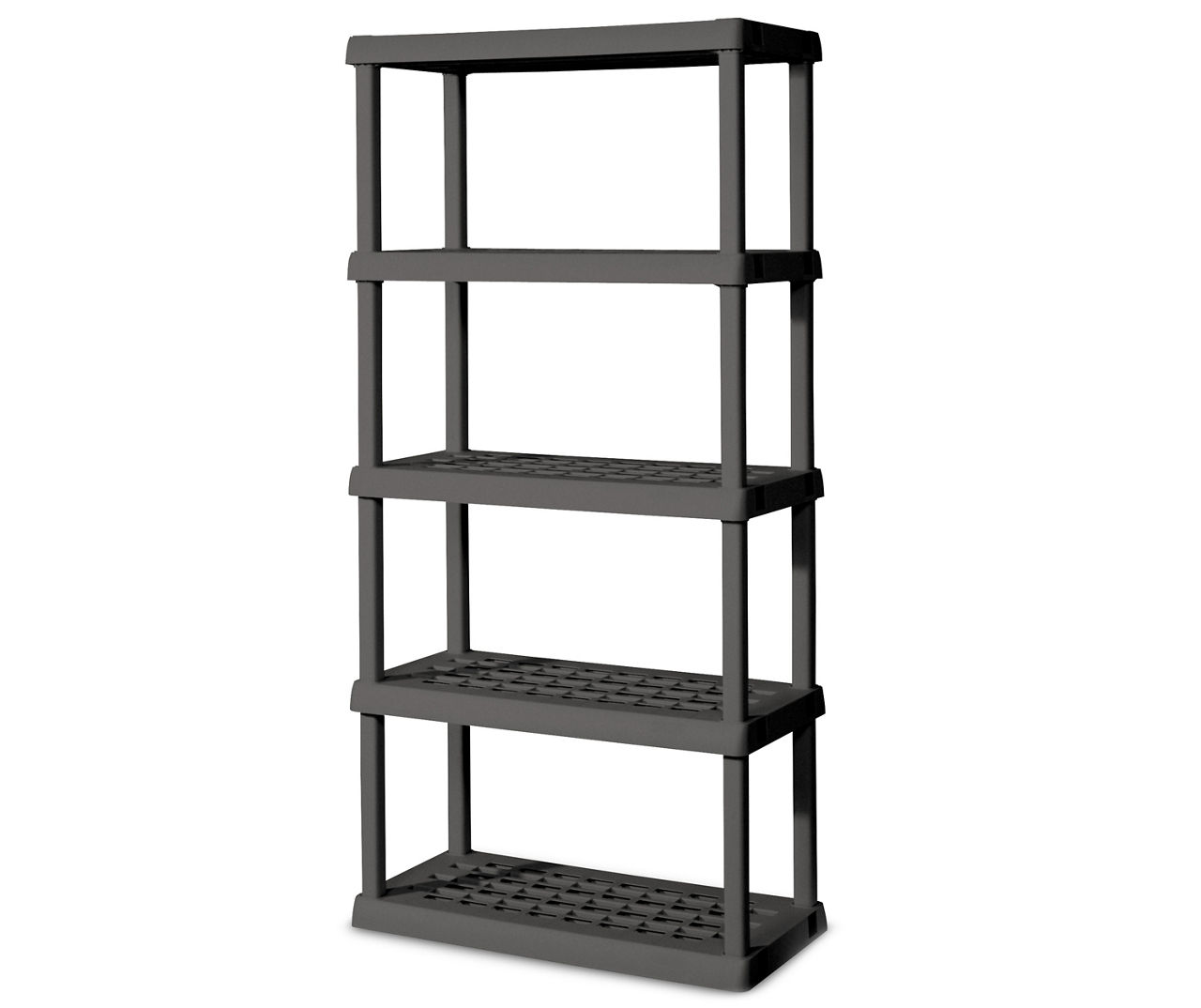 Sterilite Gray 5-Tier Storage Shelf