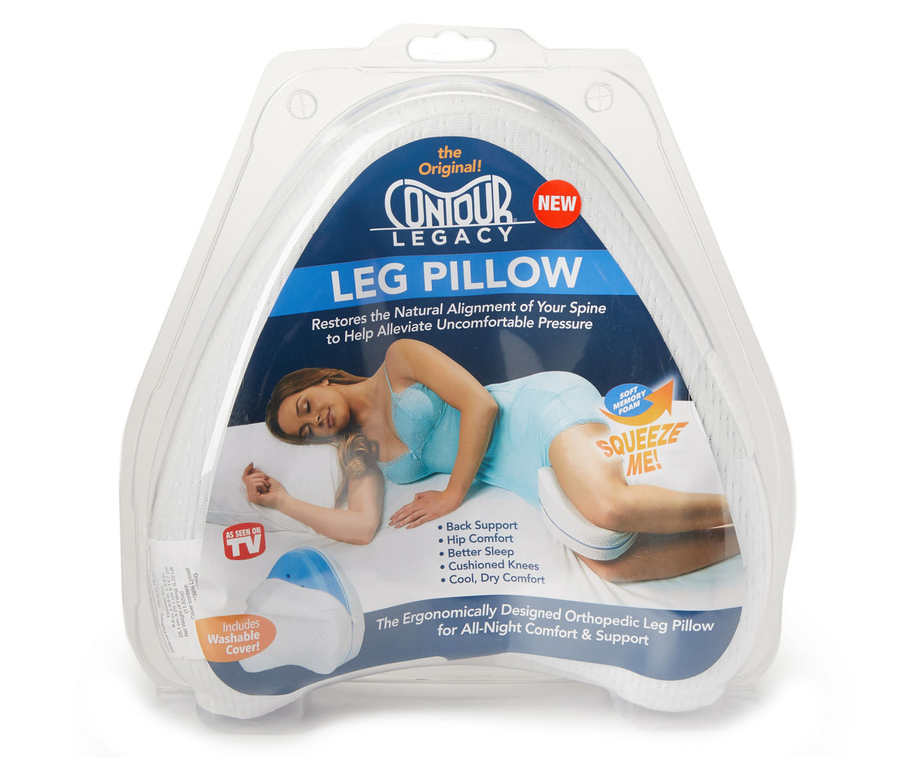 Contour� Legacy Leg Pillow  Leg pillow, Knee pillow, Memory foam pillow