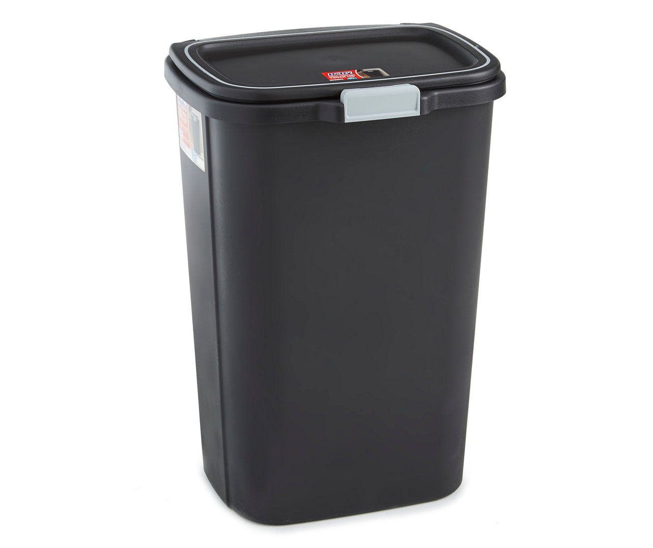 RUBBERMAID Black Foot Pedal Trash Can 13 Gallon Garbage Bin Waste Basket