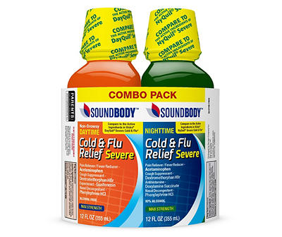 Daytime & Nighttime Severe Cold & Flu Combo Pack