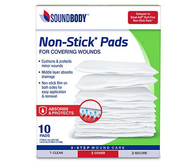 Non-Stick Pads, 10-Count