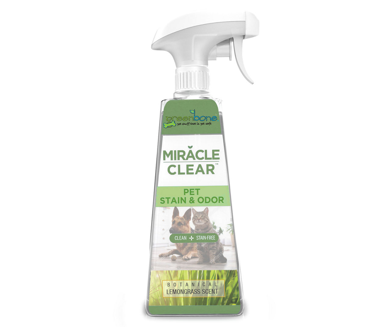 Lemongrass Miracle Clear Pet Stain & Odor Spray