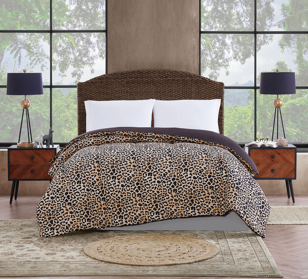 Leopard deals print comforter