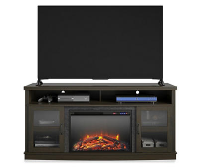 Rollins Fireplace TV Stand for TVs up to 65", Espresso