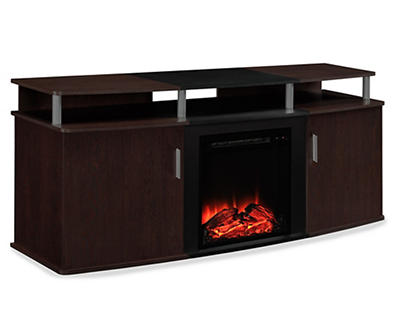 Bridgeport Electric Fireplace TV Console for TVs up to 70",  Cherry