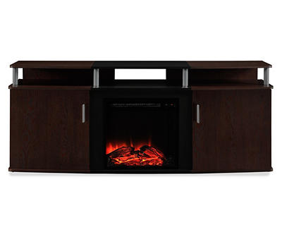 Bridgeport Electric Fireplace TV Console for TVs up to 70",  Cherry