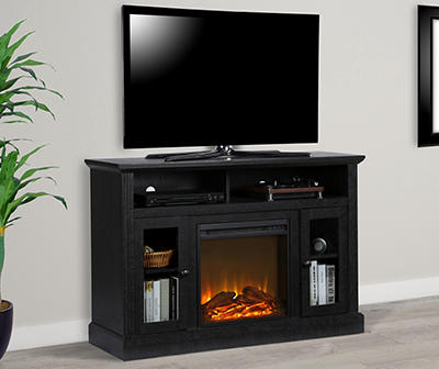 Grandcastle Electric Fireplace TV Console for TVs up to a 50", Black