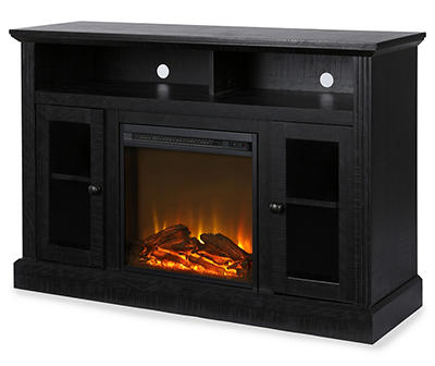 Grandcastle Electric Fireplace TV Console for TVs up to a 50", Black