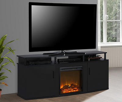 Bridgeport Electric Fireplace TV Console for TVs up to 70", Black