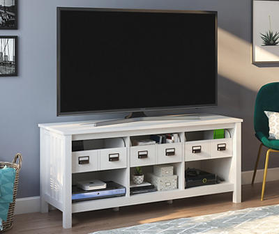 Deveronne TV Stand for TVs up to 64", Ivory Oak