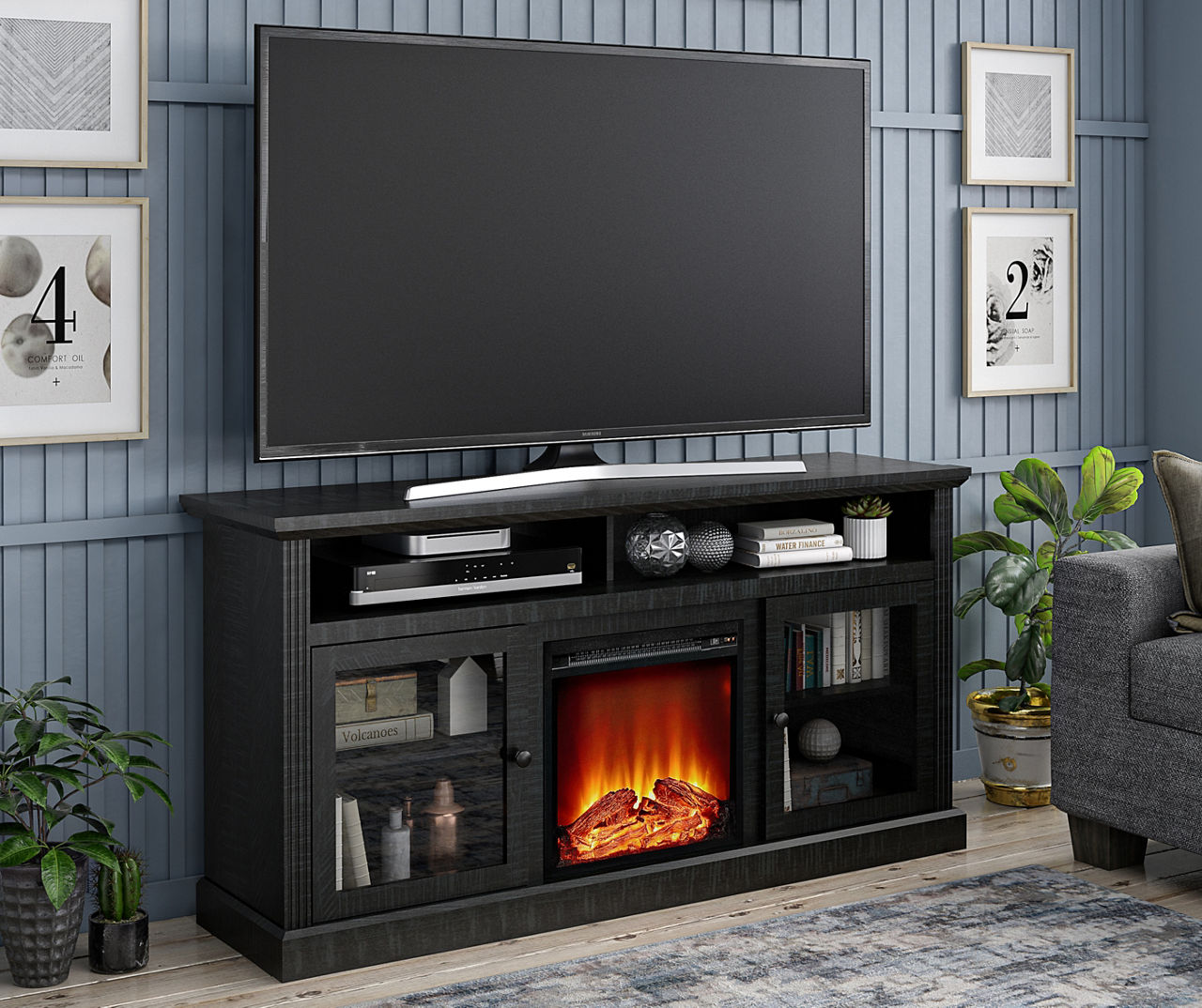 Fireplace consoles deals at big lots