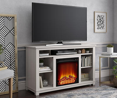 47" Clairfield Ivory Pine Electric Fireplace Console