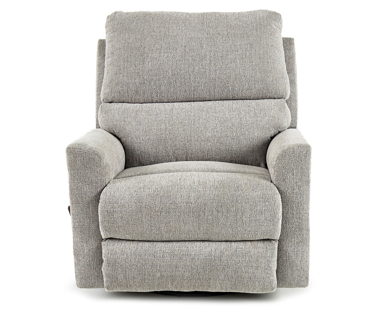 Broyhill Parkdale Silver Swivel Rocker Recliner Big Lots