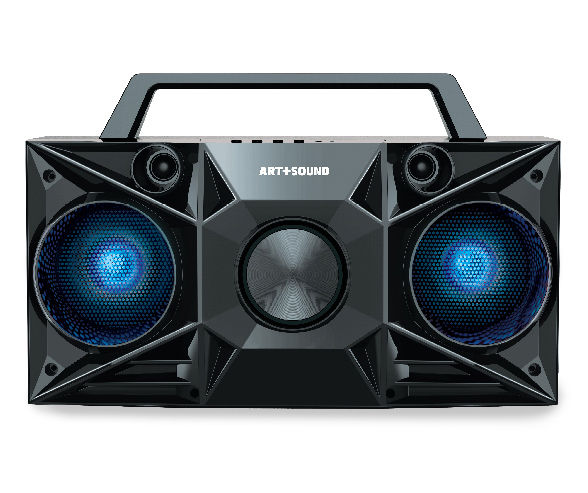 tieners Behoefte aan regio Art + Sound Streetbeat Bluetooth LED Boombox Speaker | Big Lots