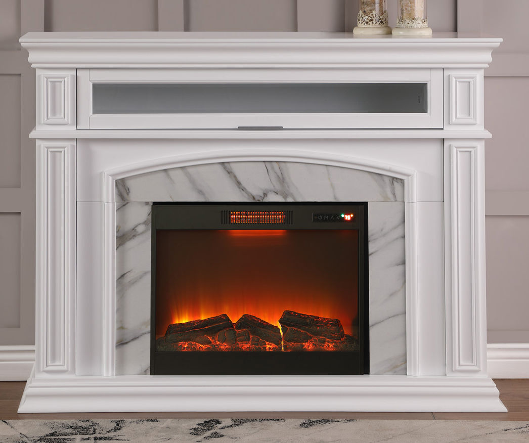 Grey electric deals fireplace big lots