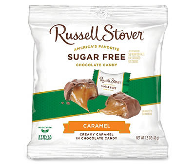 Sugar Free Caramel Chocolate Candy, 1.5 Oz.