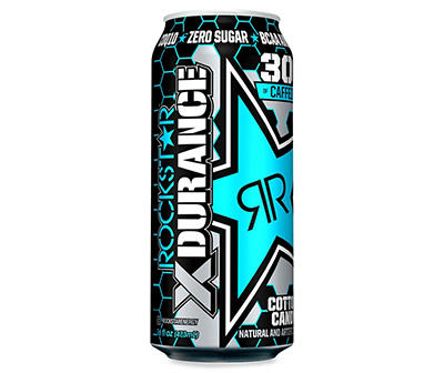 Rockstar XDurance Smashed Blue Energy Drink 16 Fluid Ounces Can
