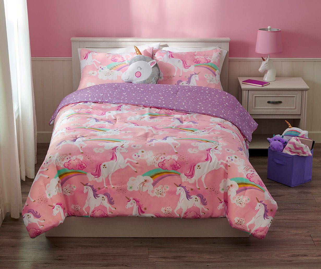 Unicorn comforter full clearance set