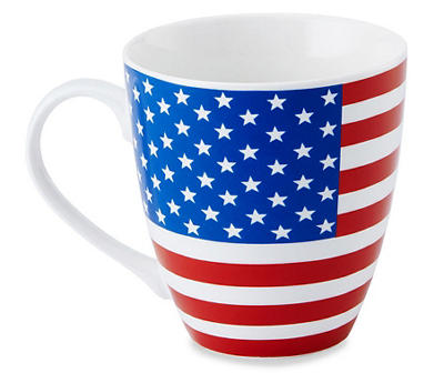 American Flag Porcelain Mug, 18 Oz.