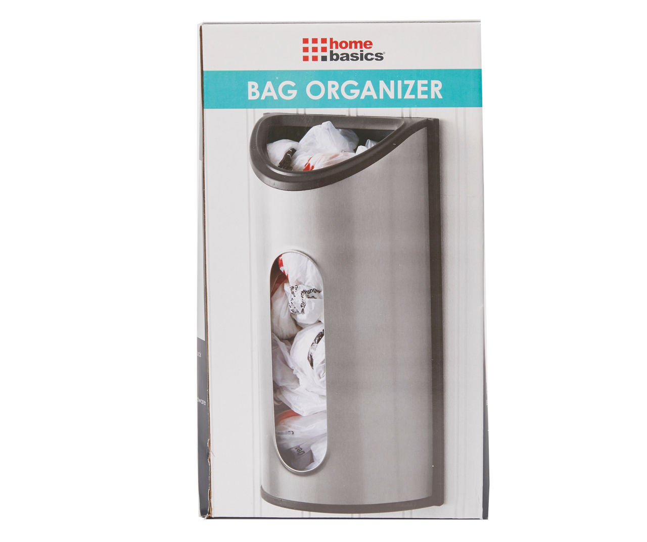 Home Basics Stainless Steel Bag Organizer
