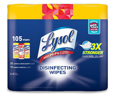 Disinfecting Wipes, 3-Pack
