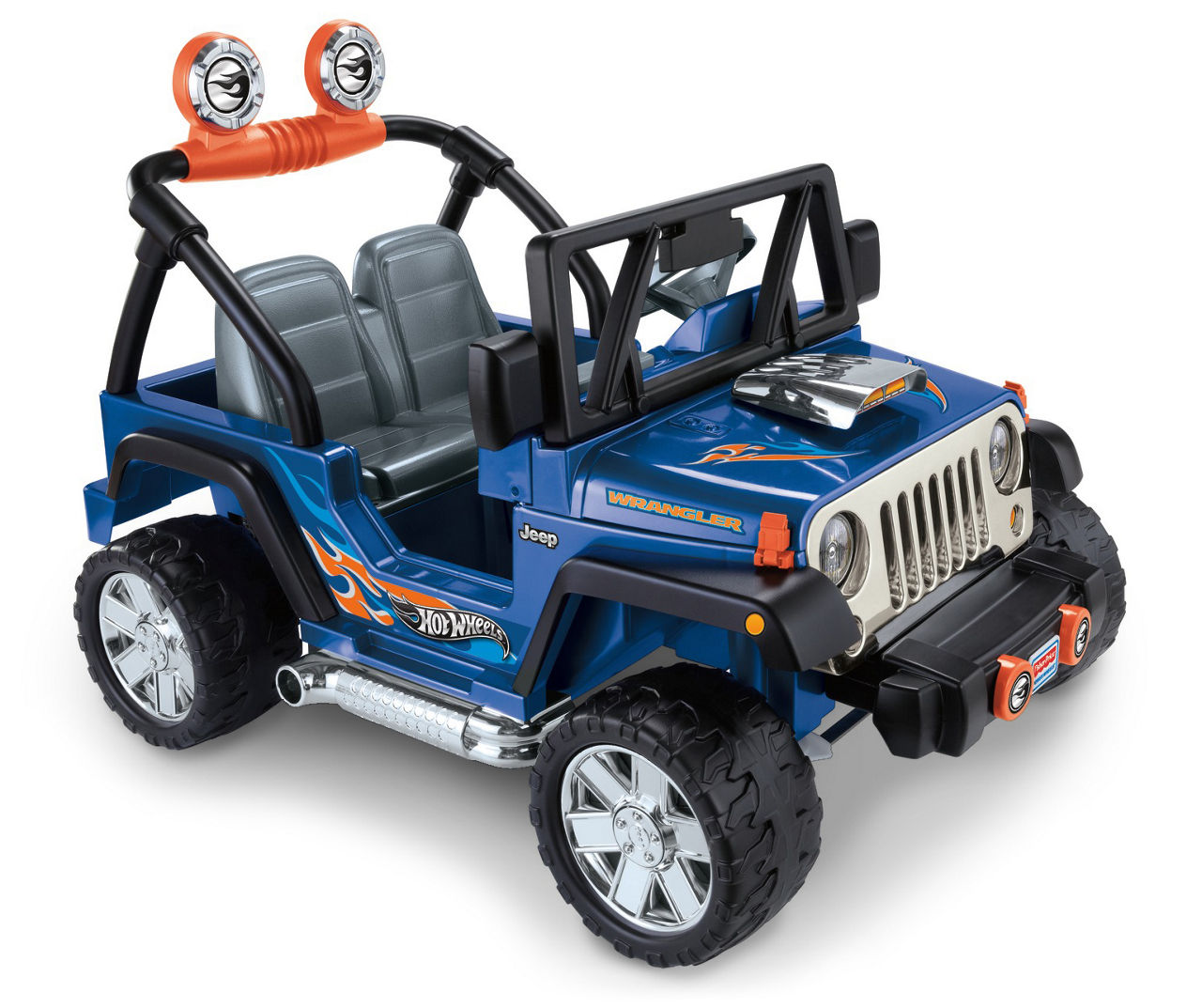 Fisher Price Power Wheels Hot Wheels Blue Jeep Wrangler Big Lots