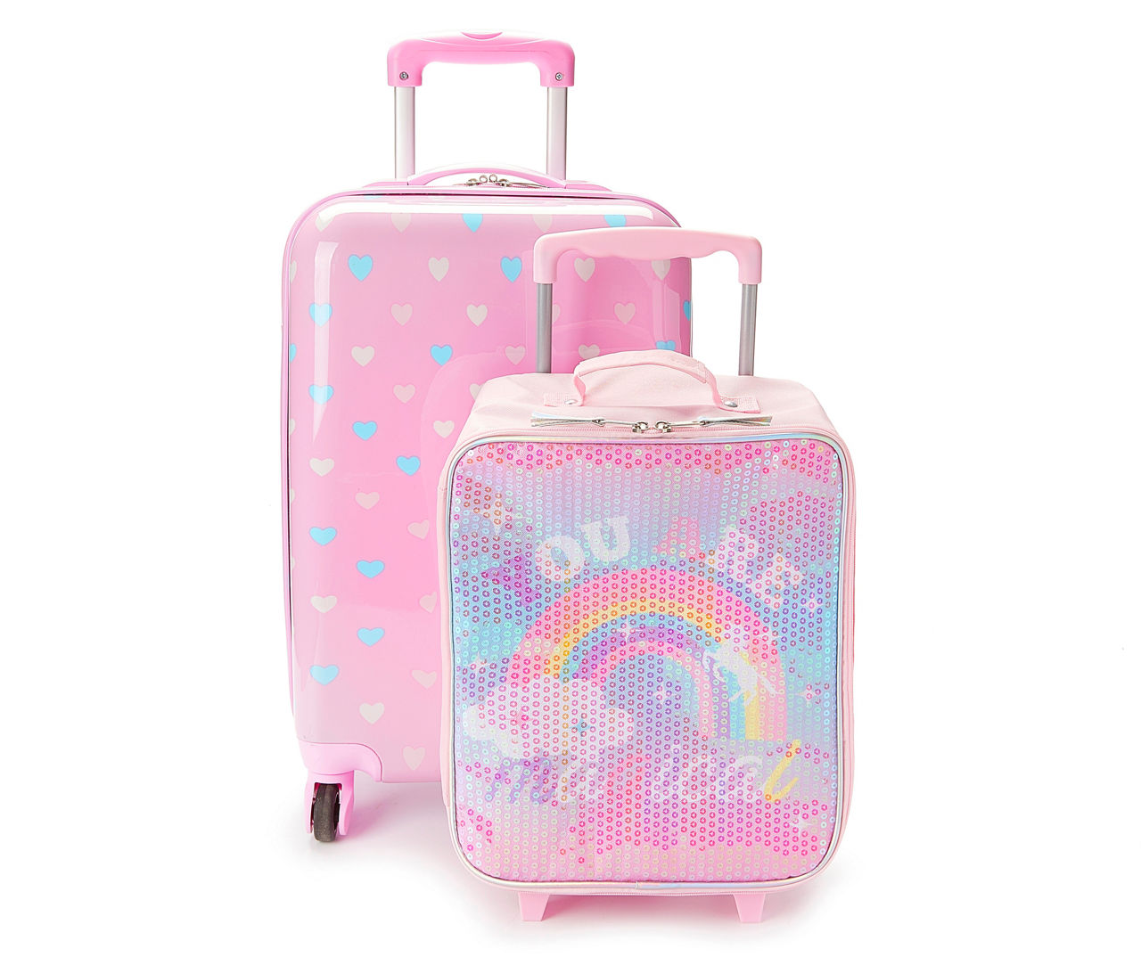 Kids Luggage,Large 18 Inch Carry on Suitcase with Wheels for Pink