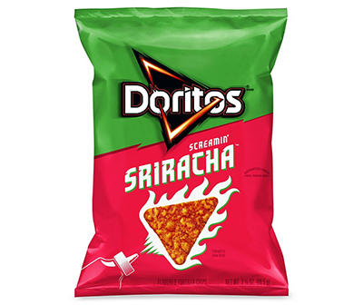 Doritos Flavored Tortilla Chips Screamin' Sriracha 3.125 Oz