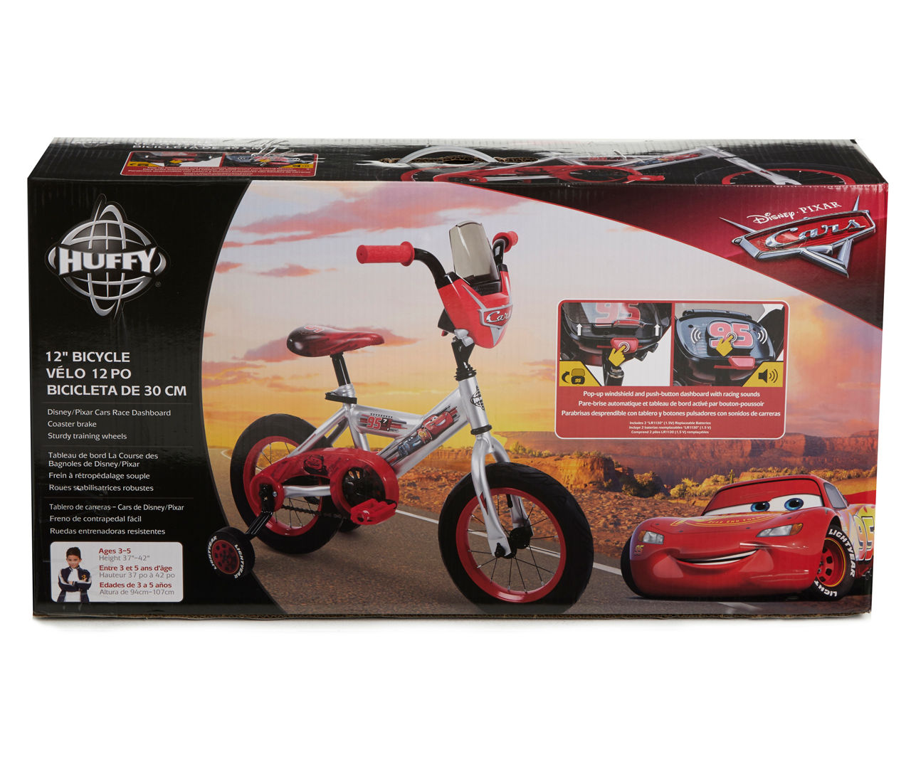 Disney cars bike 12 inch hot sale