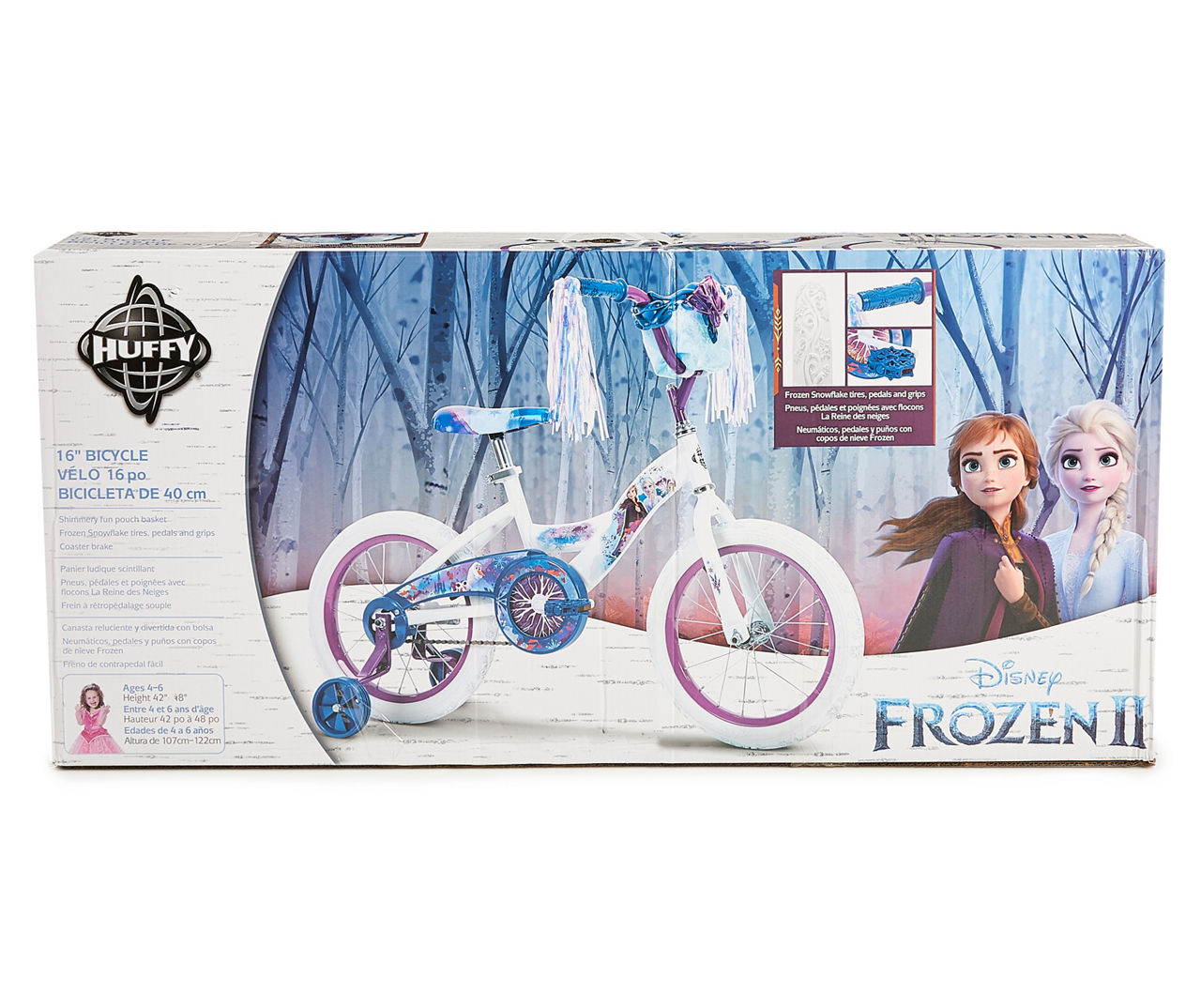 16 Inch Kids Bike Blue for sale online Huffy Disney Frozen 2 