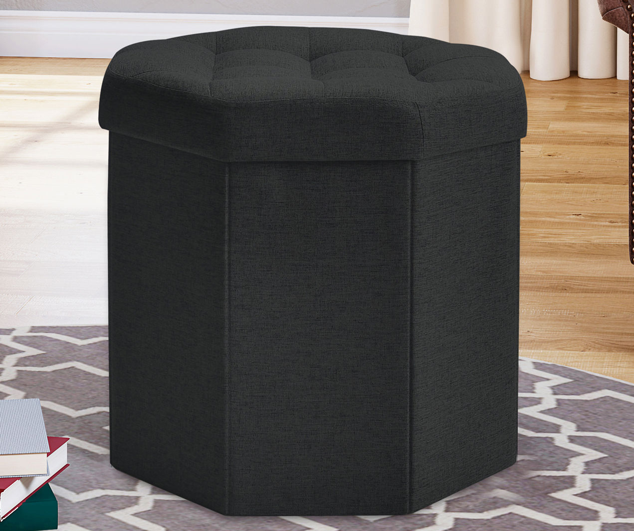 Hexagon deals storage ottoman