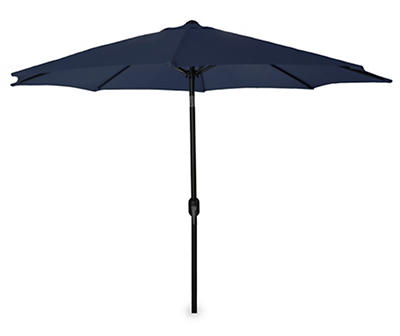 9' Navy Tilt Market Patio Umbrella