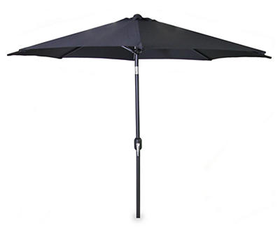 9' Black Tilt Market Patio Umbrella