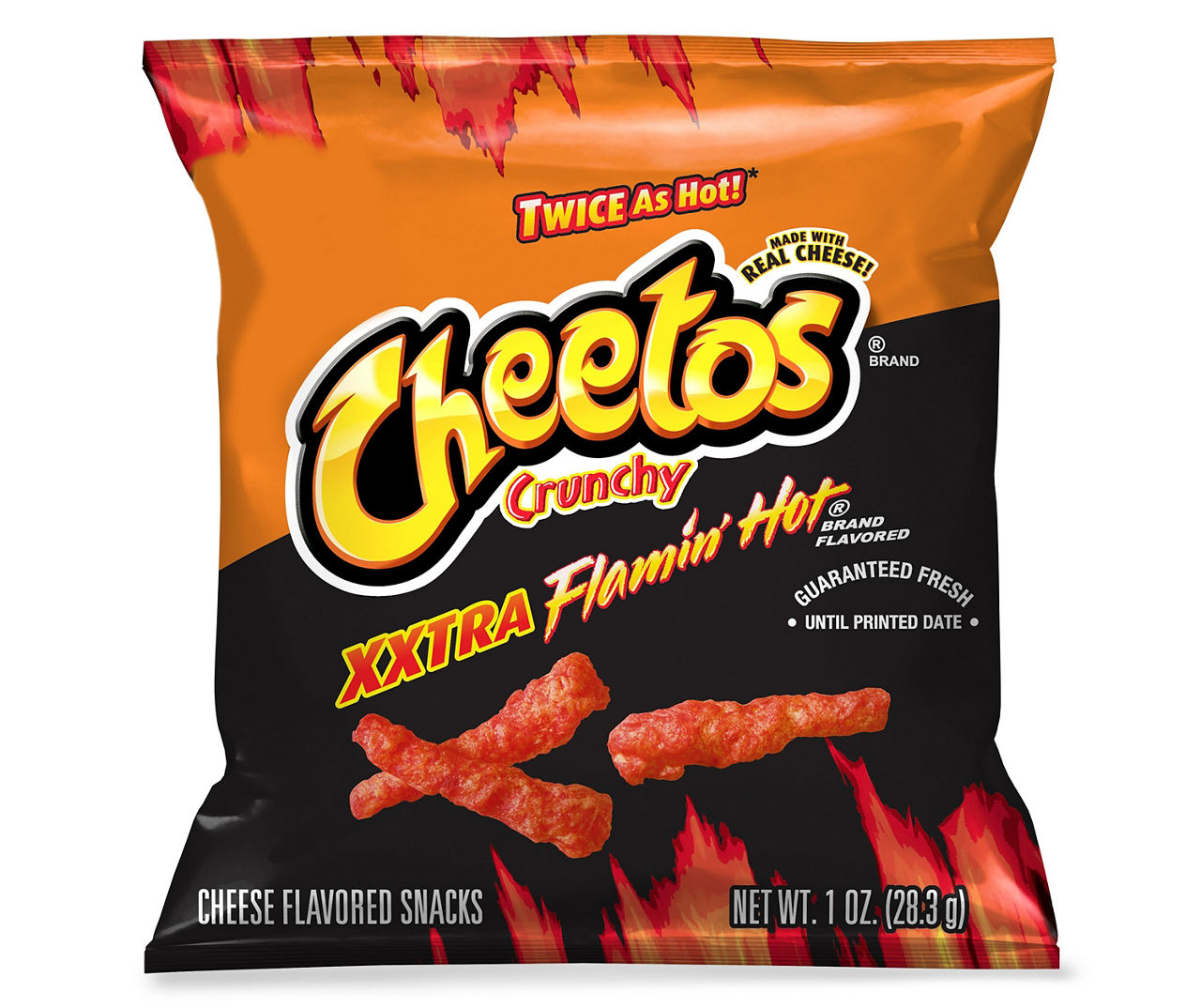 Cheetos Cheetos Crunchy Cheese Flavored Snacks Xxtra Flamin' Hot ...