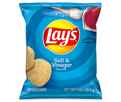 Lay's Potato Chips Salt And Vinegar Flavored 1 Oz