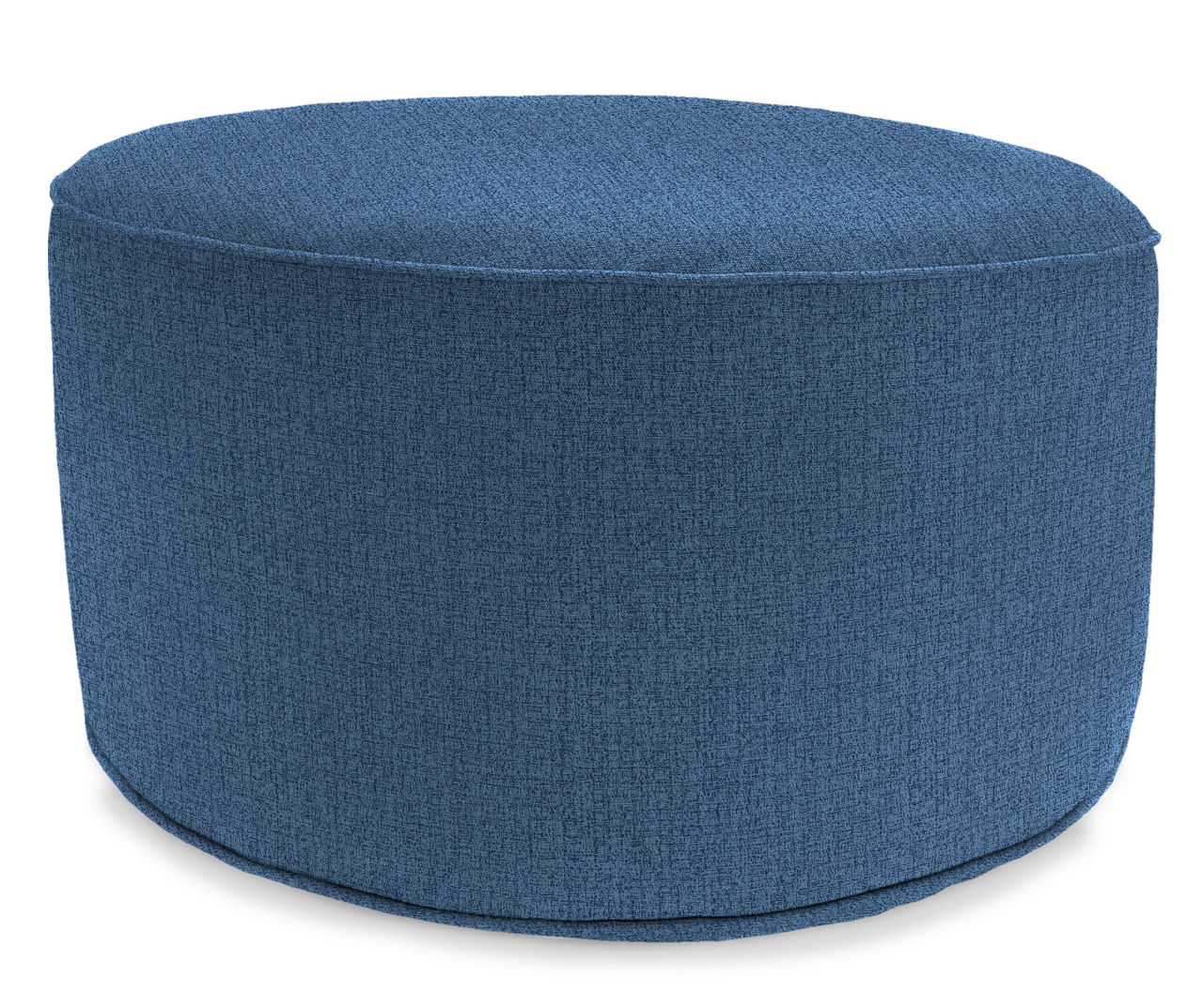 Jordan Manufacturing Jordan Manufacturing 18" Round Outdoor Pouf with Welt Trim Big Lots
