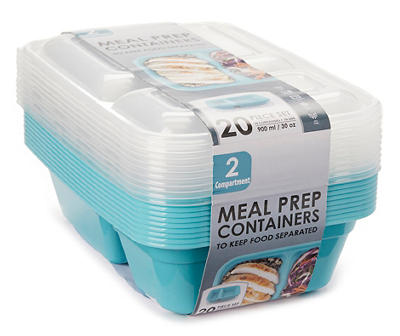 MEAL PREP 20 PC 2 COMPARTMENT