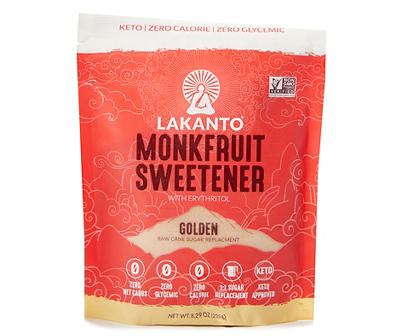 Lakanto Golden Monk Fruit Sweetener, 8.29 Oz.