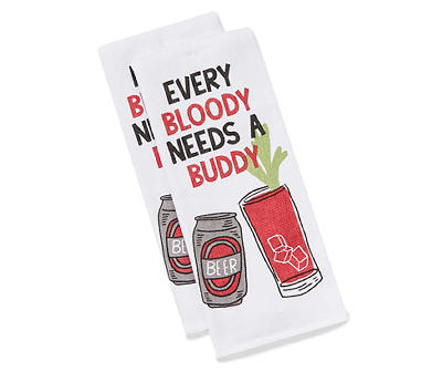 Bloody Mary Kitchen Towels, 2-Pack