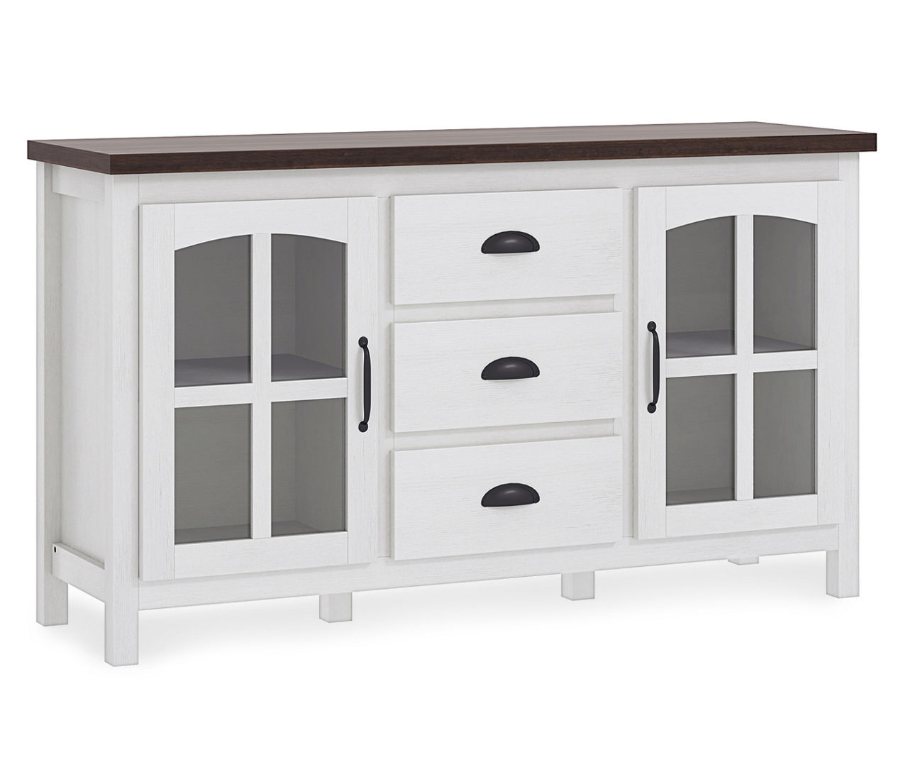 White farm deals tv stand