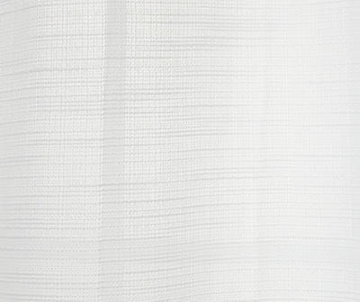 Tisbury White Grommet Curtain Panel, (84")