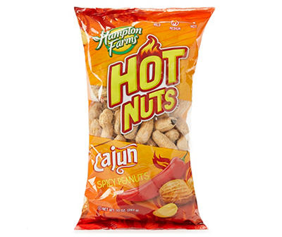 Hot Nuts Cajun In-Shell Spicy Peanuts, 10 Oz.